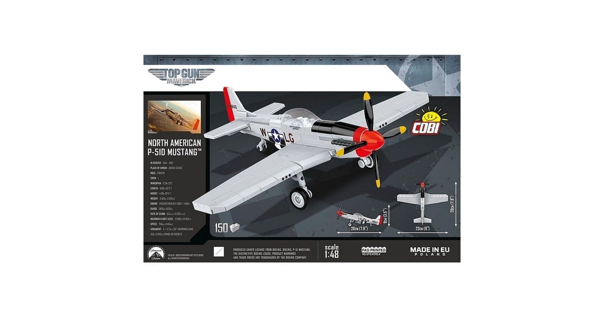 COBIP-51D Mustang Constructiespeelgoed  (Schaal 1:48)
