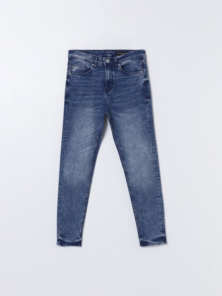 Calça jeans super skinny - Lavagem azul clara