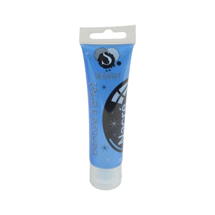 PEINTURE EFFET NACRE 60ML BLEU