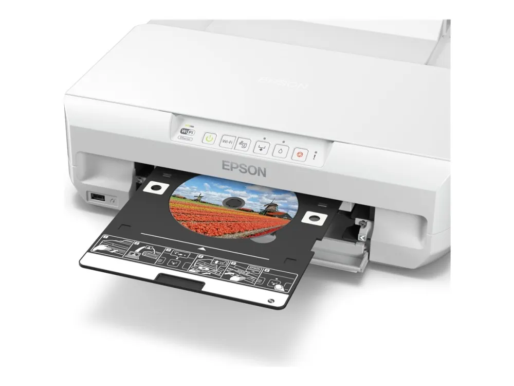 Epson Expression Photo XP-65 - Printer - farve - Duplex - blækprinter - A4/Legal - 5760 x 1440 dpi - op til 9.5 spm (mono) / op til 9 spm (farve) - kapacitet: 100 ark - USB, LAN, Wi-Fi