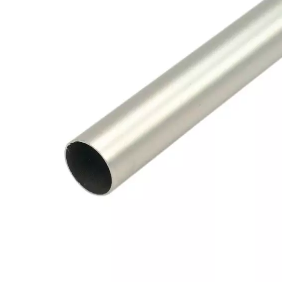 Tringle rideau métal (L200 cm / D20 mm) Jim Argent mat