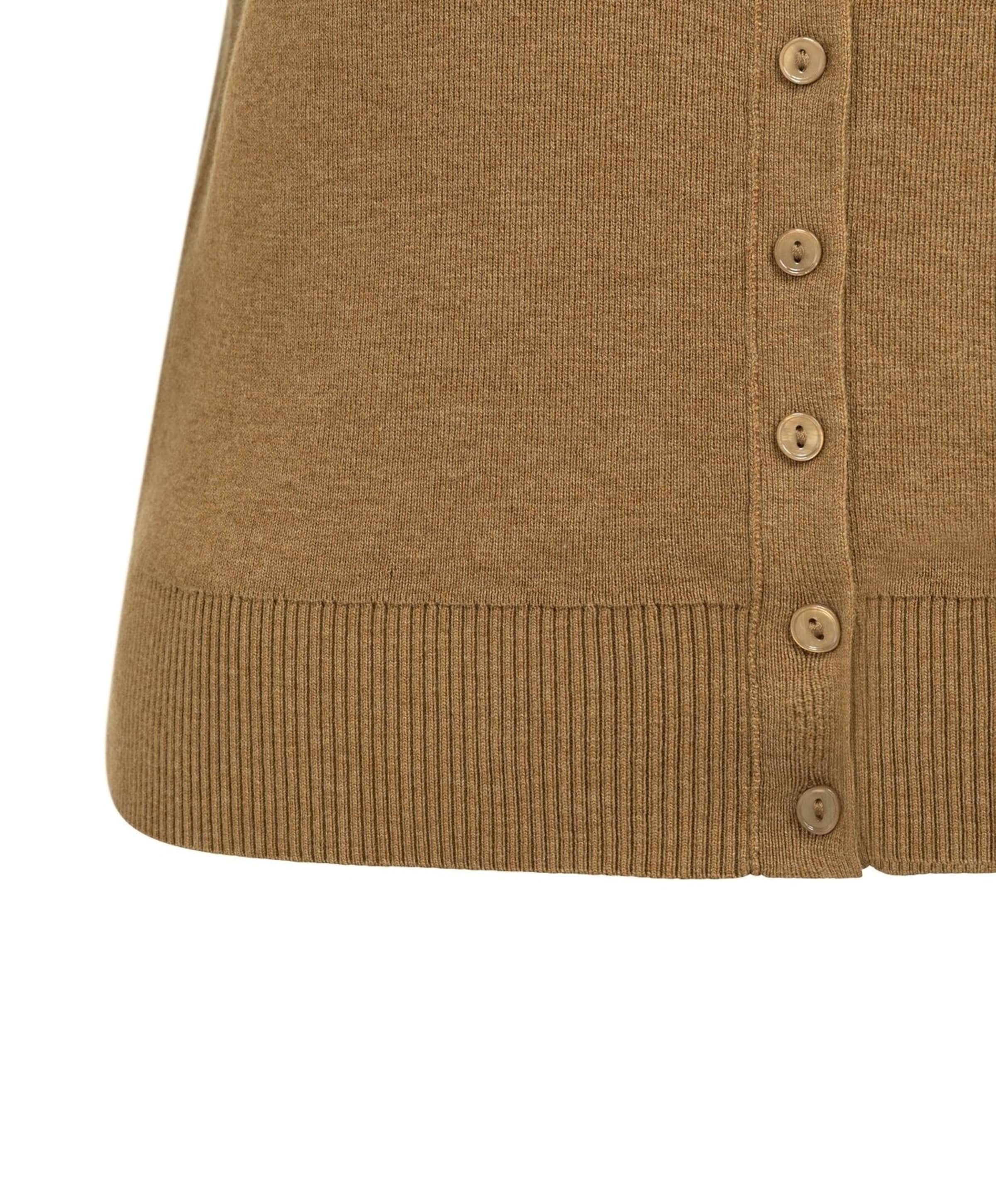 YAYA Dames vest bruin