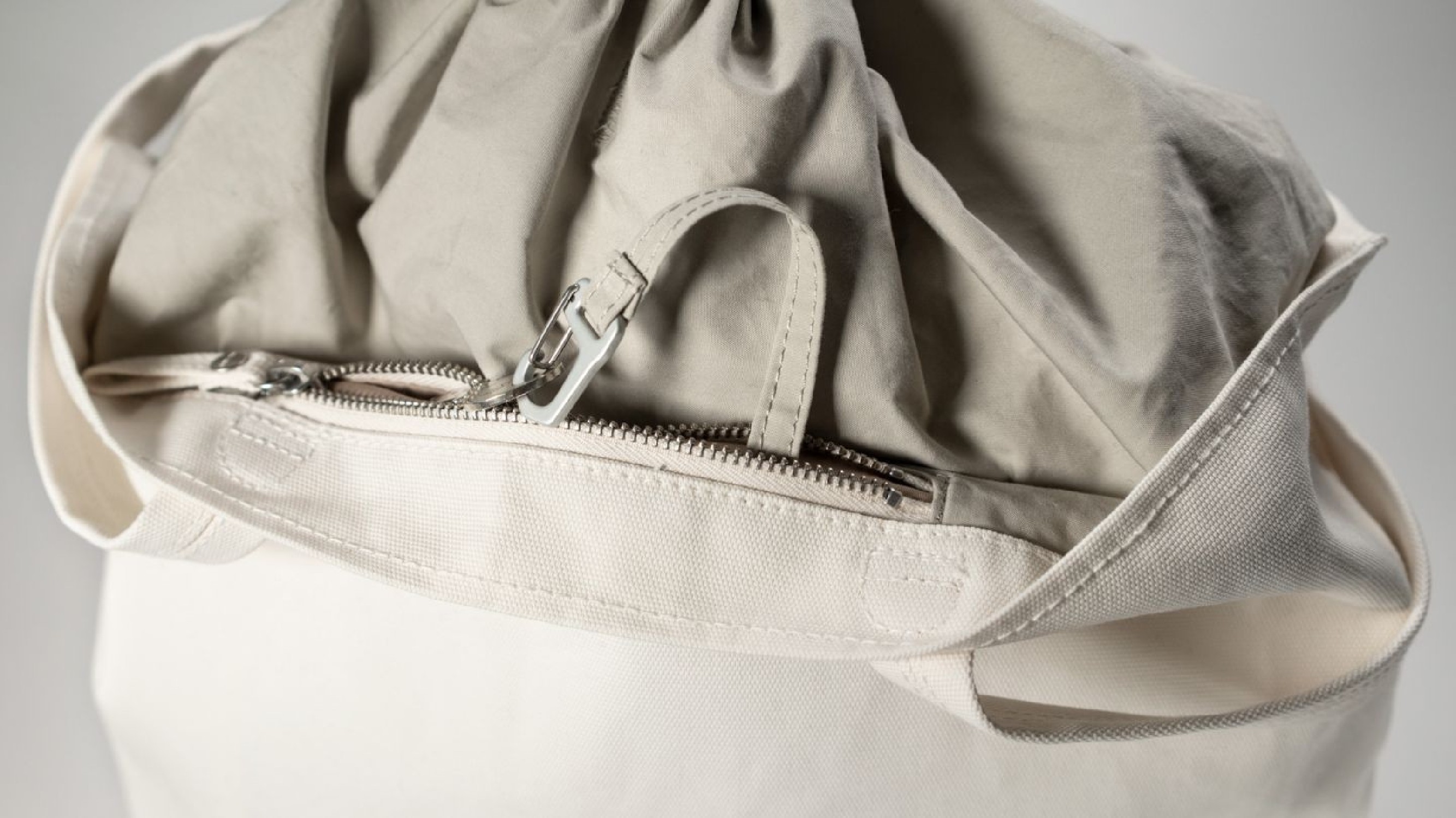 Qwstion Bananatex Tote Bag XL Natural White / Desert Hawk