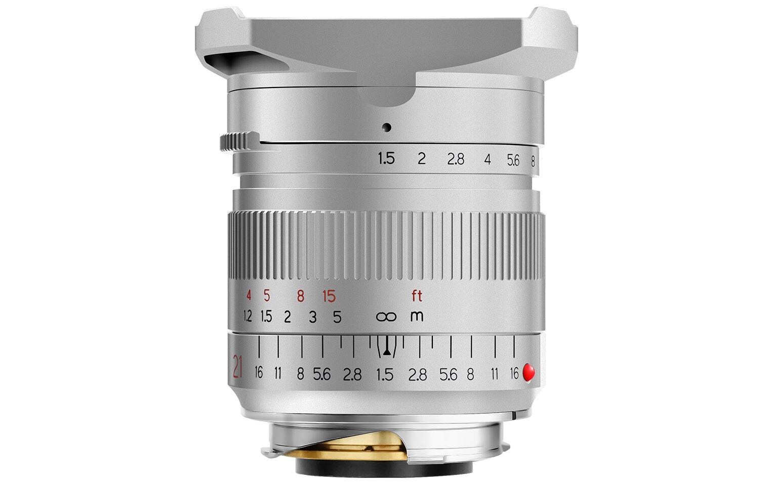 Festbrennweite 21mm F/1.5 – Leica M<br>Festbrennweite mit manuellem Fokus