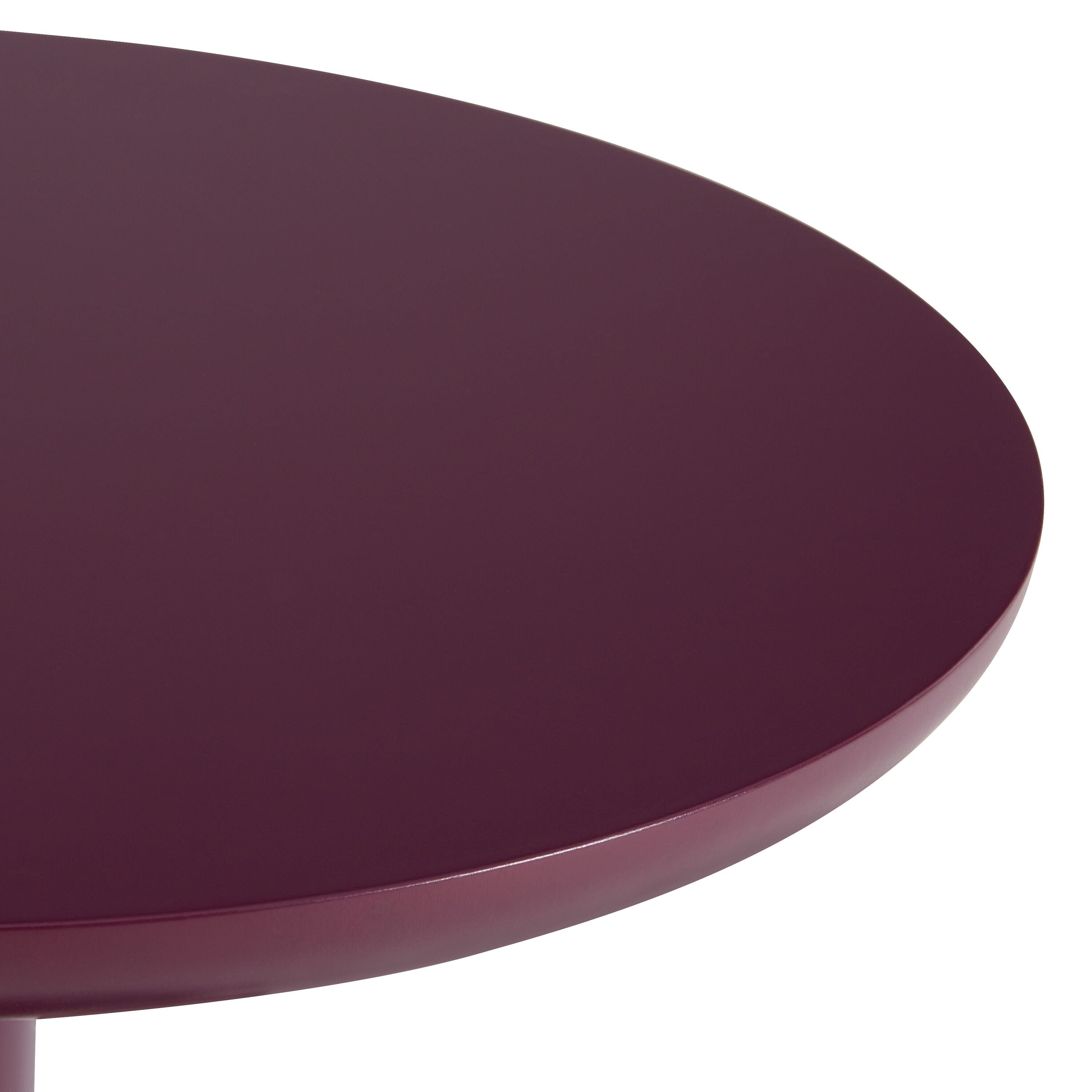 VERA Beistelltisch - Aubergine / H: 45.0 cm