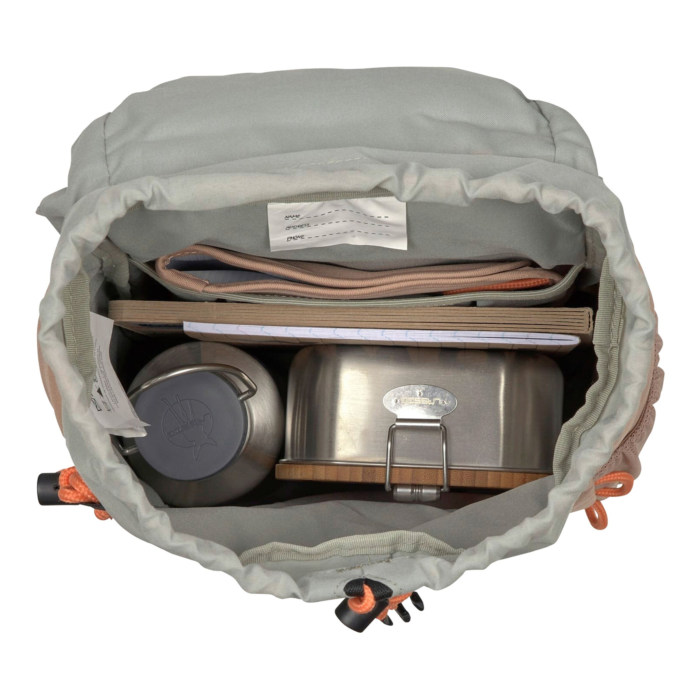 Lässig Kindergartenrucksack Big Outdoor Backpack Nature braun