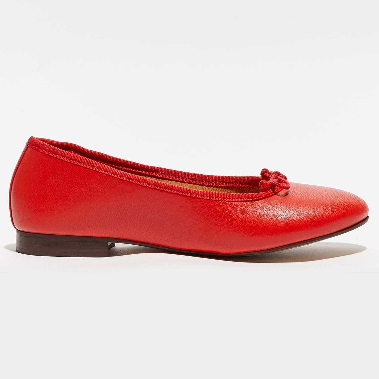 Quartier Latin Ballerines en Cuir Nicole rouges