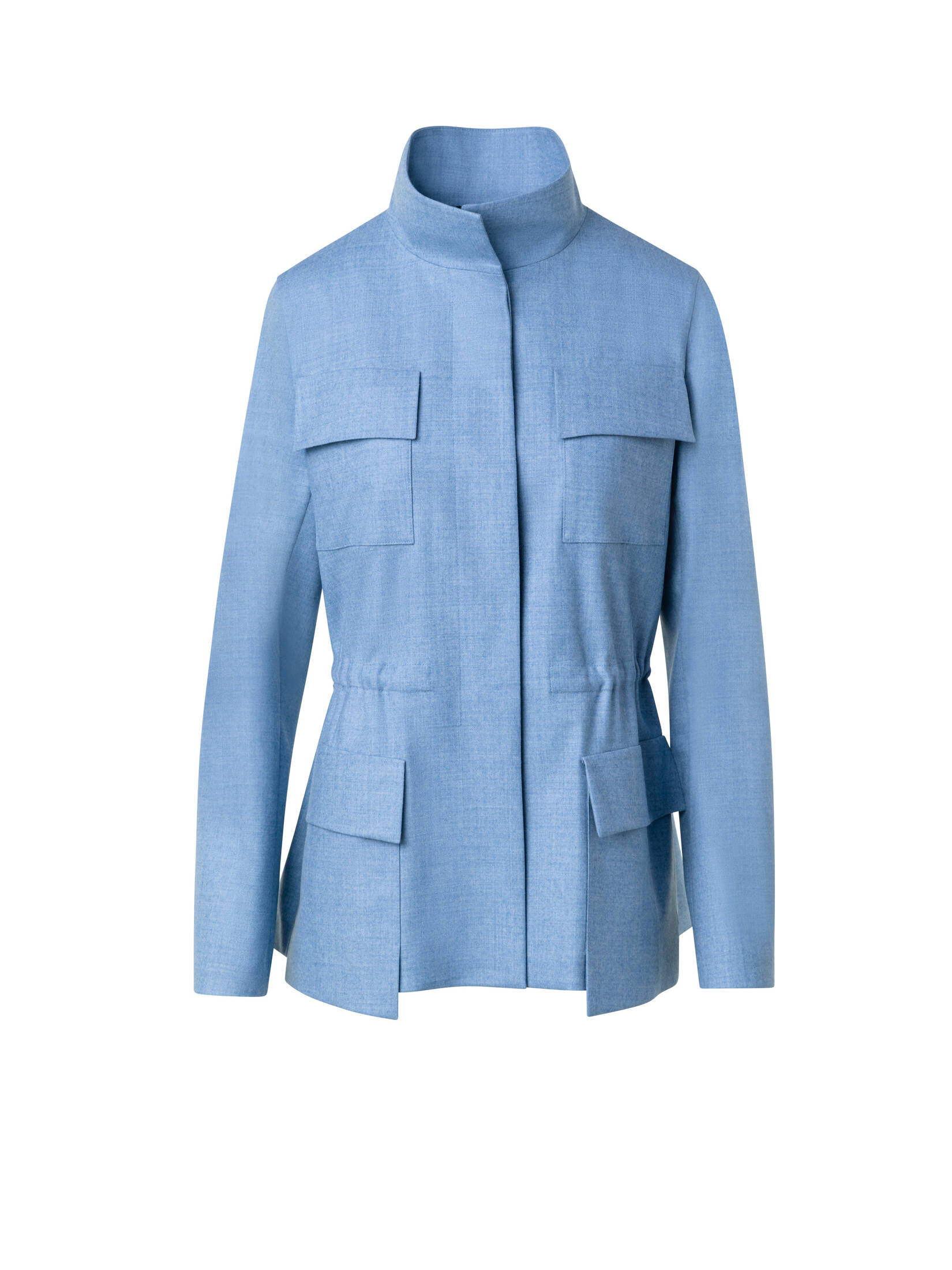 Akris| Damen Flanell-Jacke CHIANTI