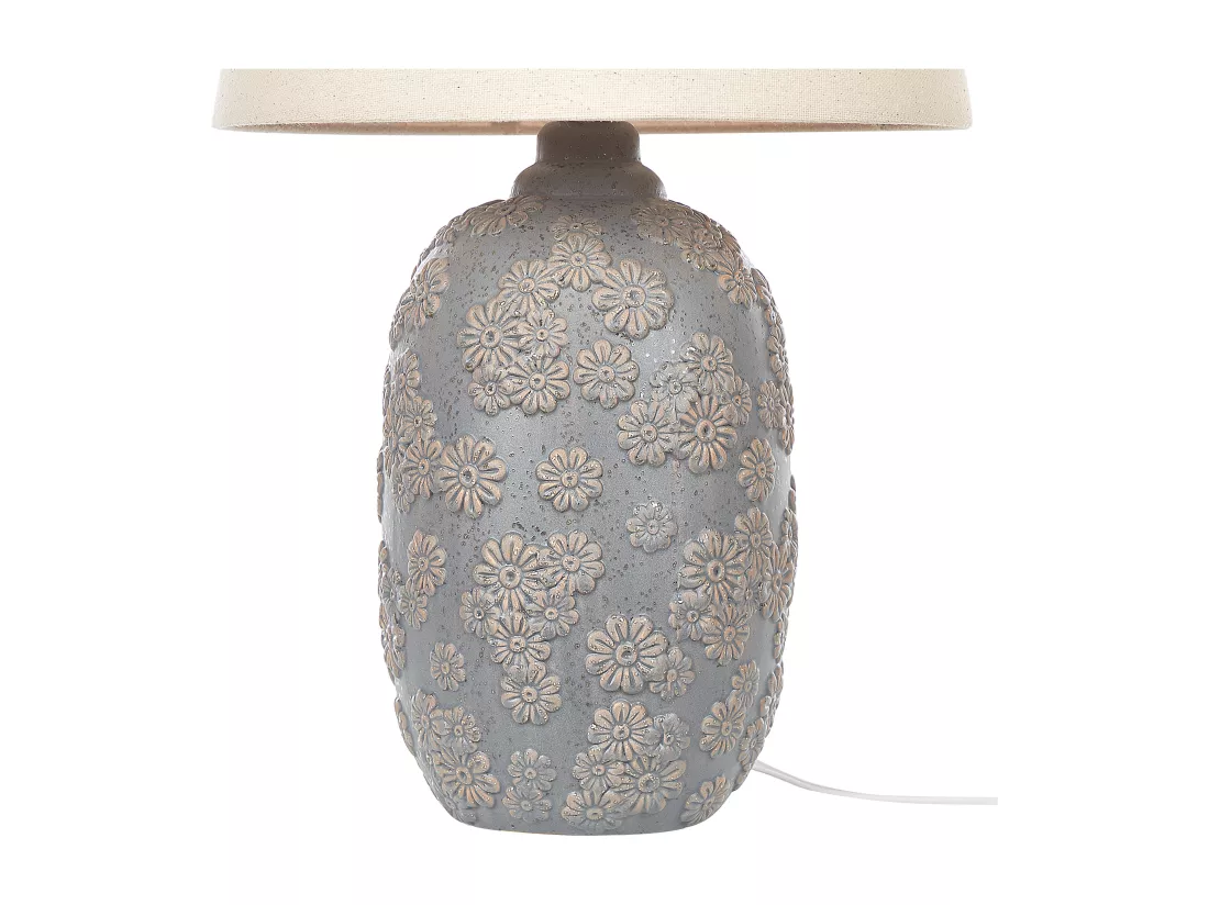 Lampe à poser FERREY Céramique Gris