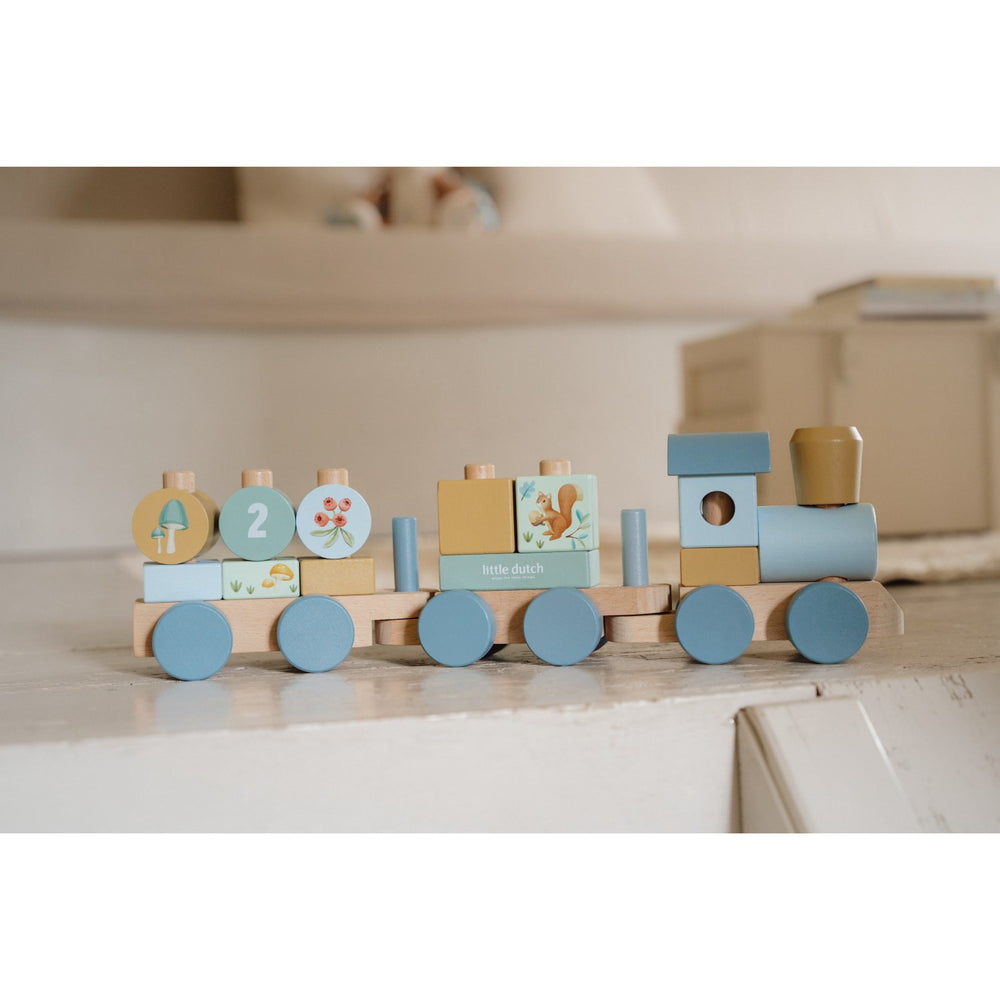 Køb Little Dutch Forest Friends Blue Stabletog