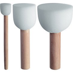 Pinceau pour pochoir, kit de 3