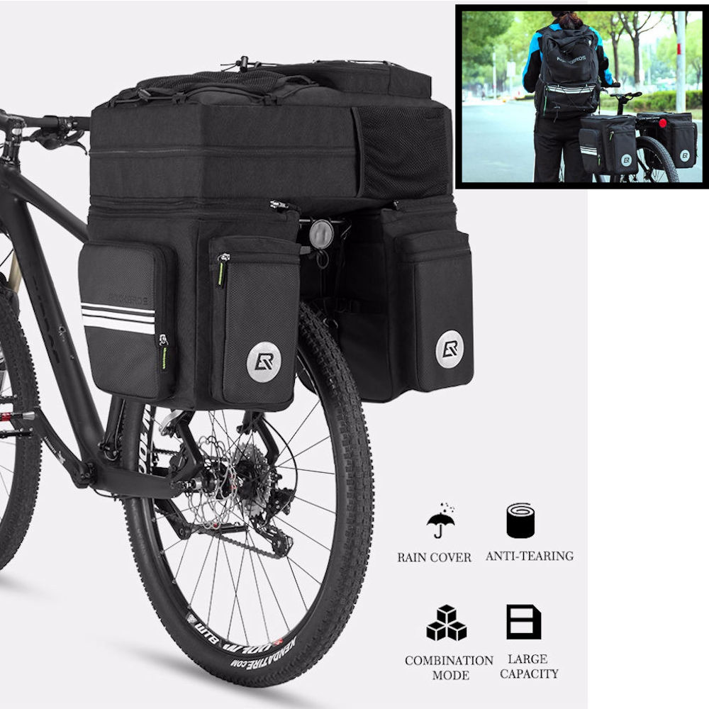 Decopatent fiets bagagetassen met regenafdekking