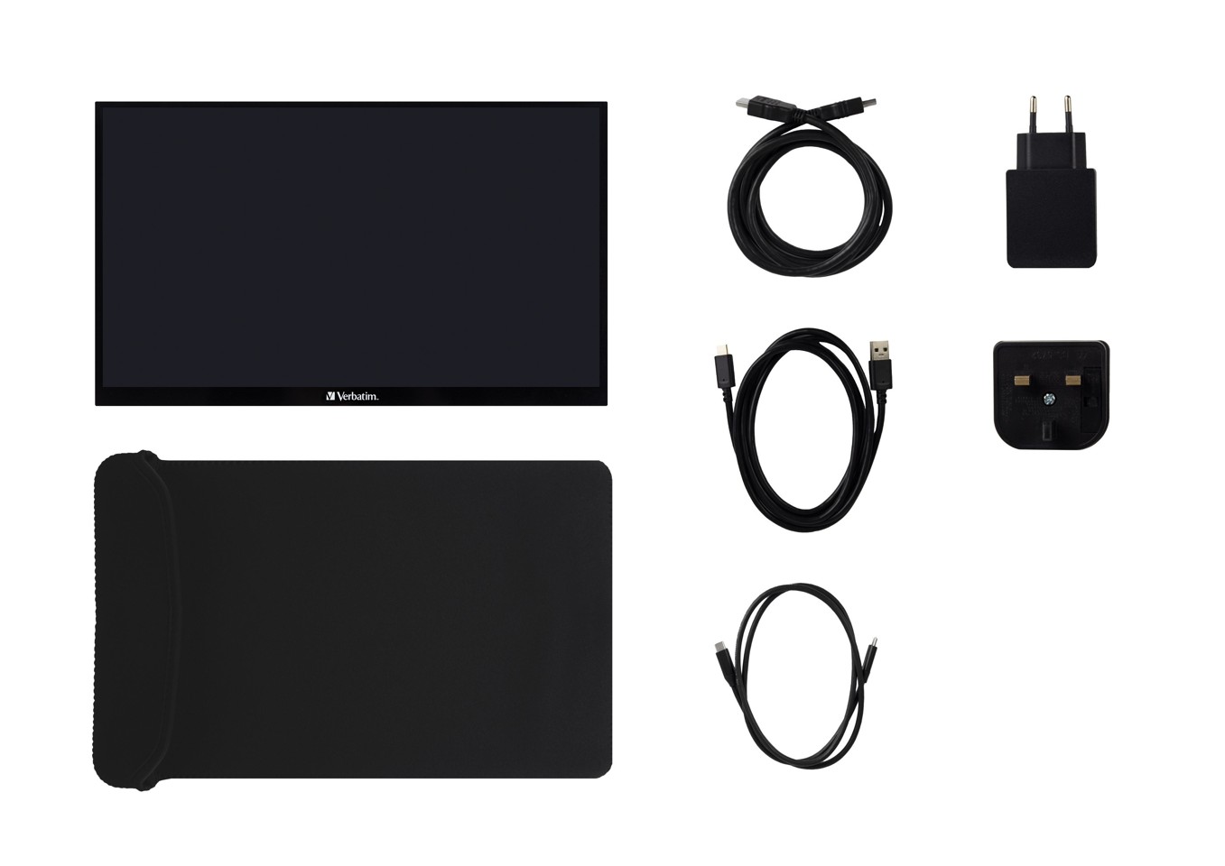 Verbatim - 15,6'' Bærbar Touchscreen Monitor Full HD 1080