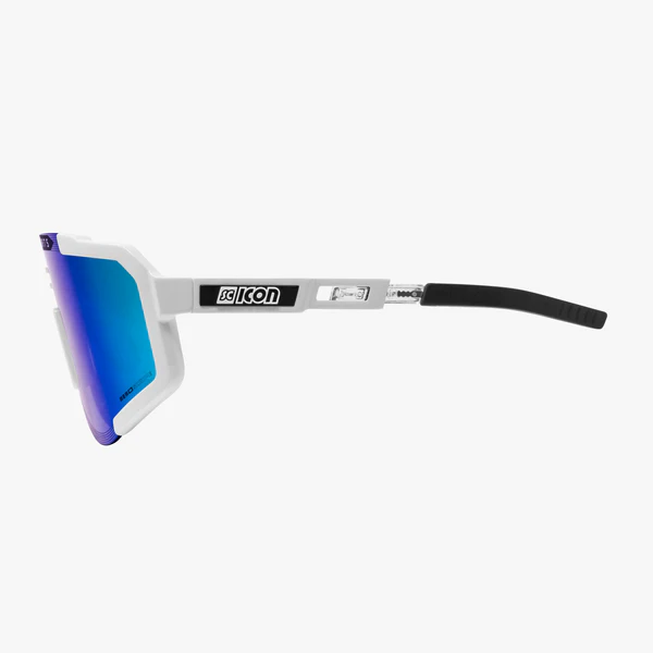 Scicon Aeroscope cykelbriller white gloss/multimirror blue