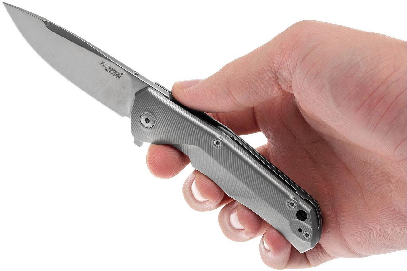 LionSteel TRE BL Titanium, blue