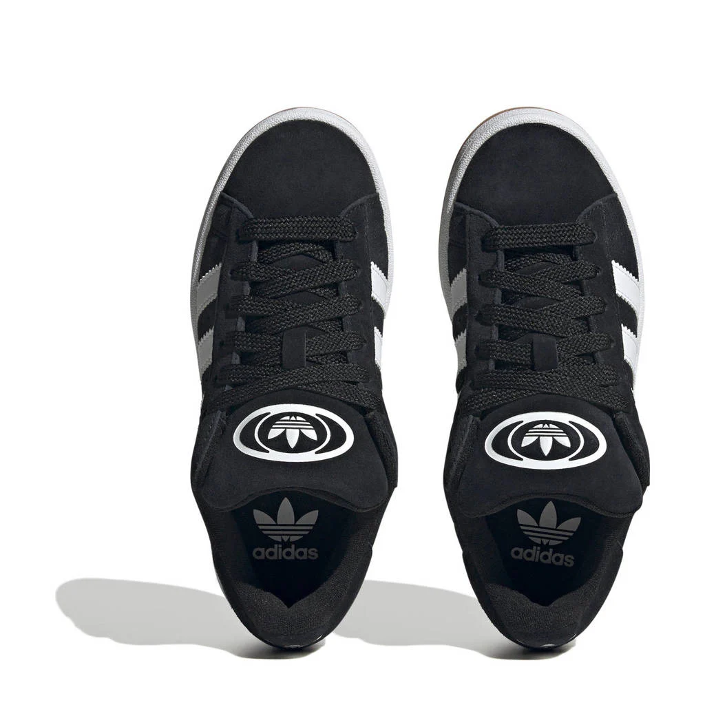 adidas Campus 00'ssuède sneakers zwart/wit