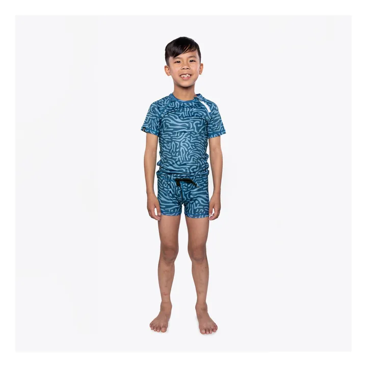Beach & Bandits Short de Bain Anti-UV Deep Ocean | Bleu