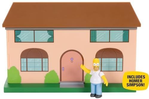 JAKKS Pacific - Het Huis Van De Simpsons - Speelset - Interactieve Woonkamer - Inclusief Homer Simpson