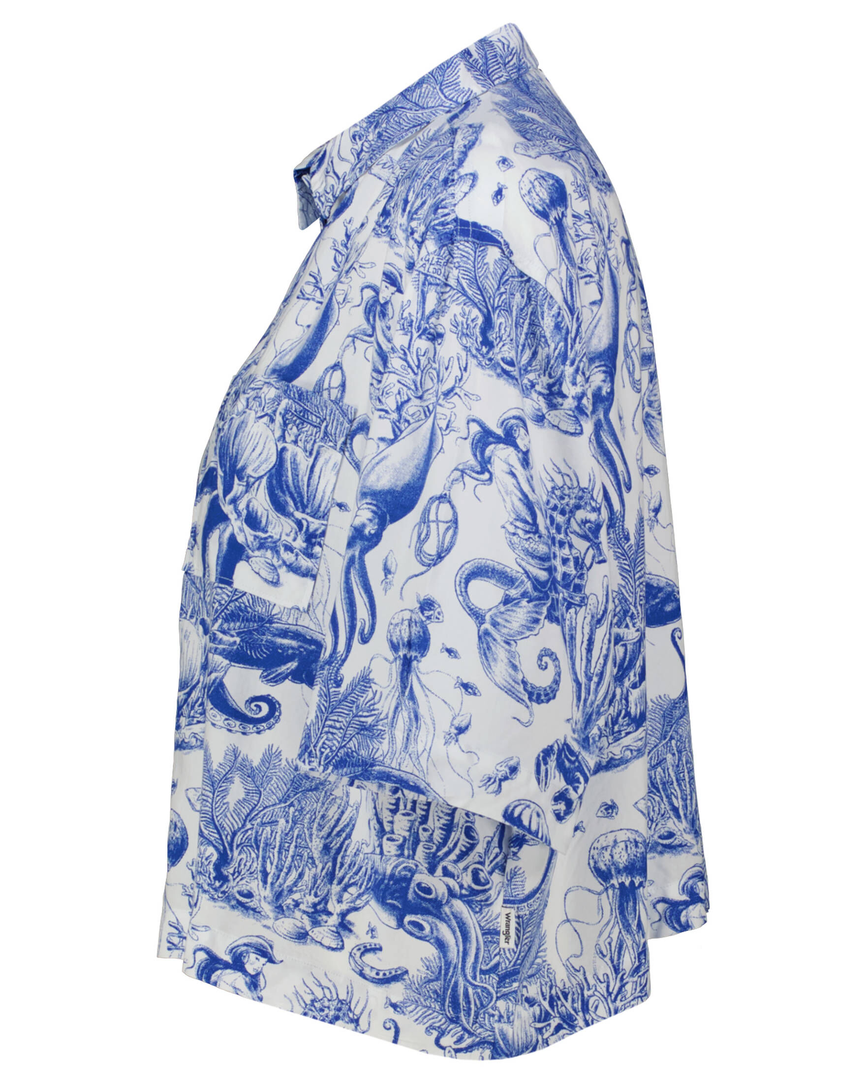 Wrangler| Damen Bluse LOUNGE SHIRT NAUTICAL BLUE