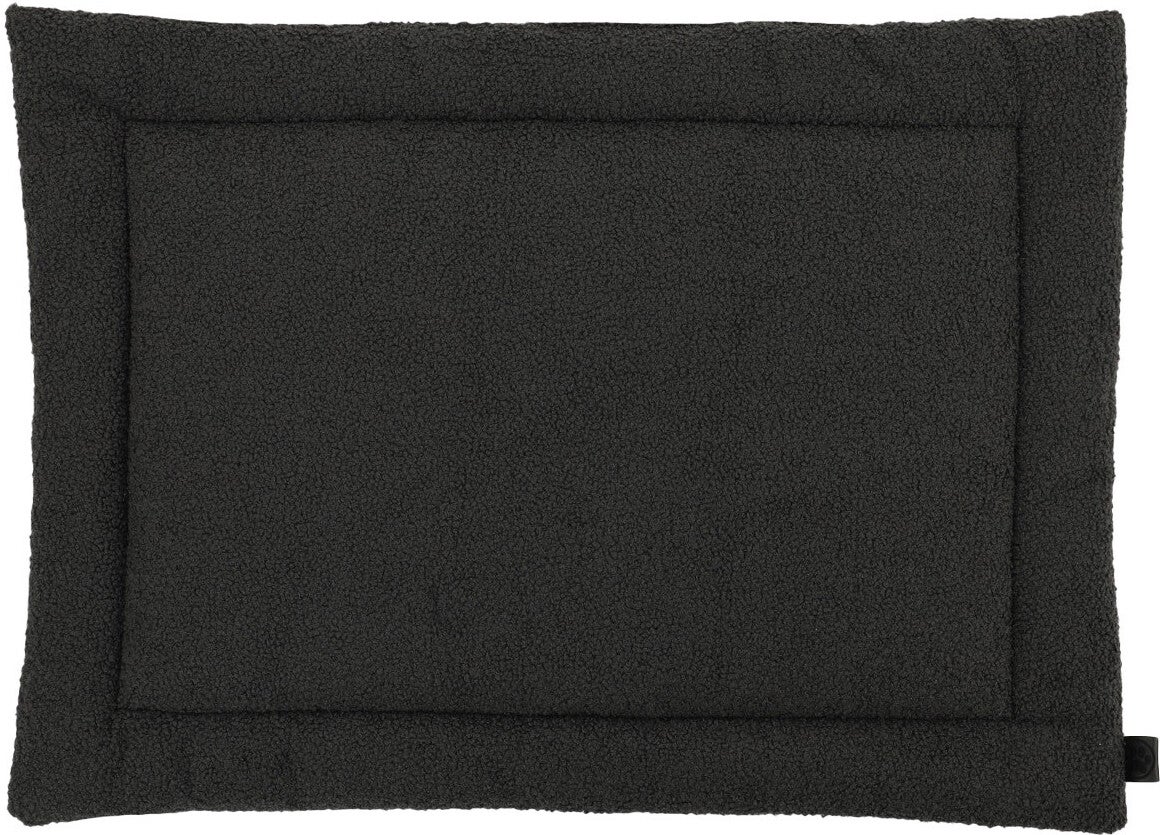 Overseas Petlife benchkussen Teddy antraciet 50 x 35 x 2 cm
