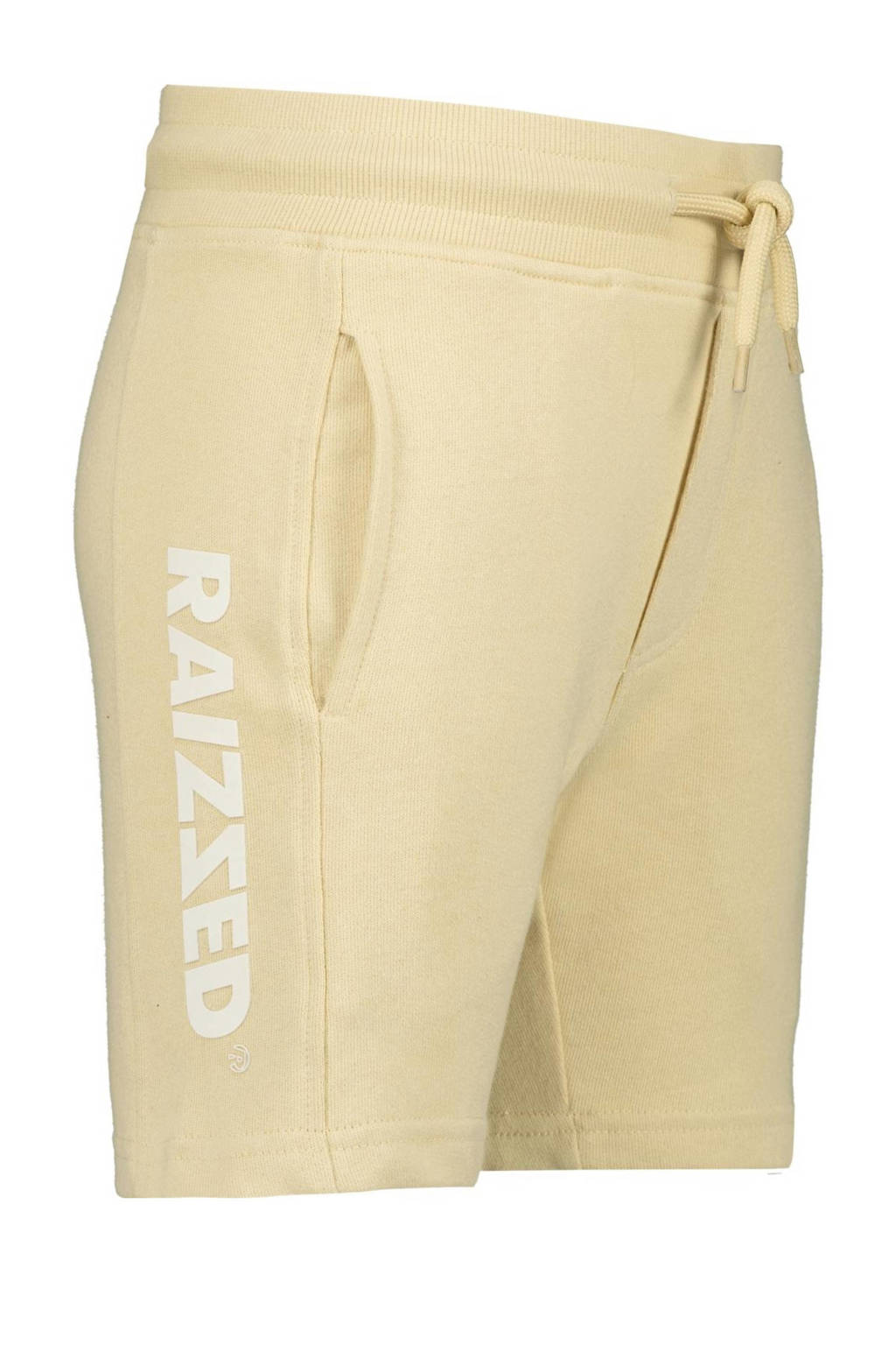 Raizzed regular fit short Djordy met logo beige