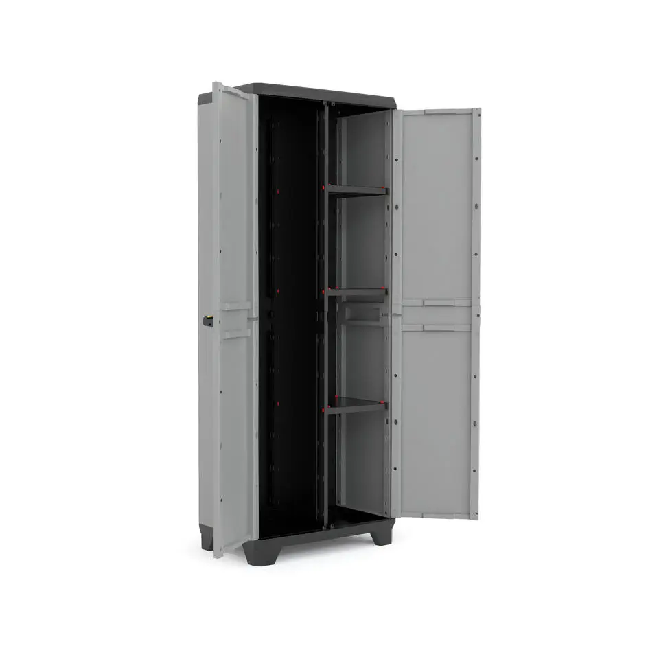 Keter Stilo Opbergkast hoog - Utility - 3 planken