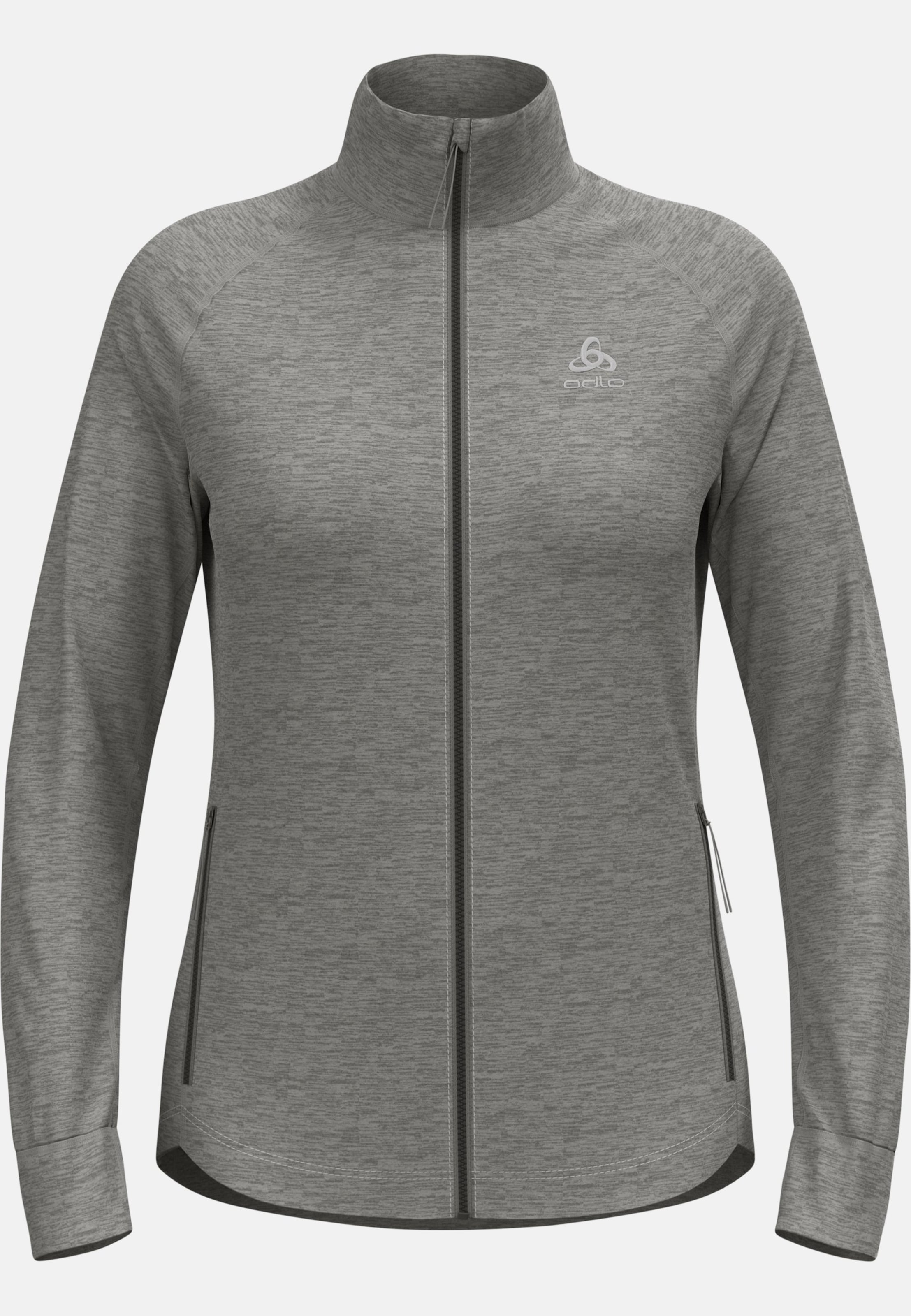 Berra Mid Layer Jacke in grey melange