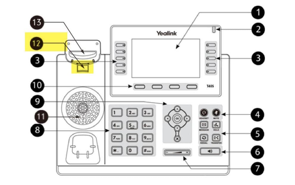 Hörerhalterung WMC-T4x zu allen T4x TelefoneHörerhalterung