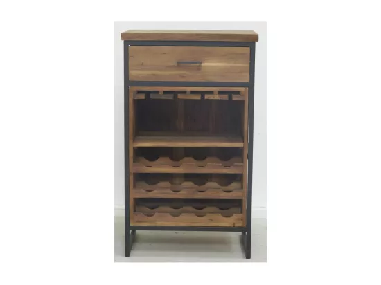 Meuble bar en bois recyclé