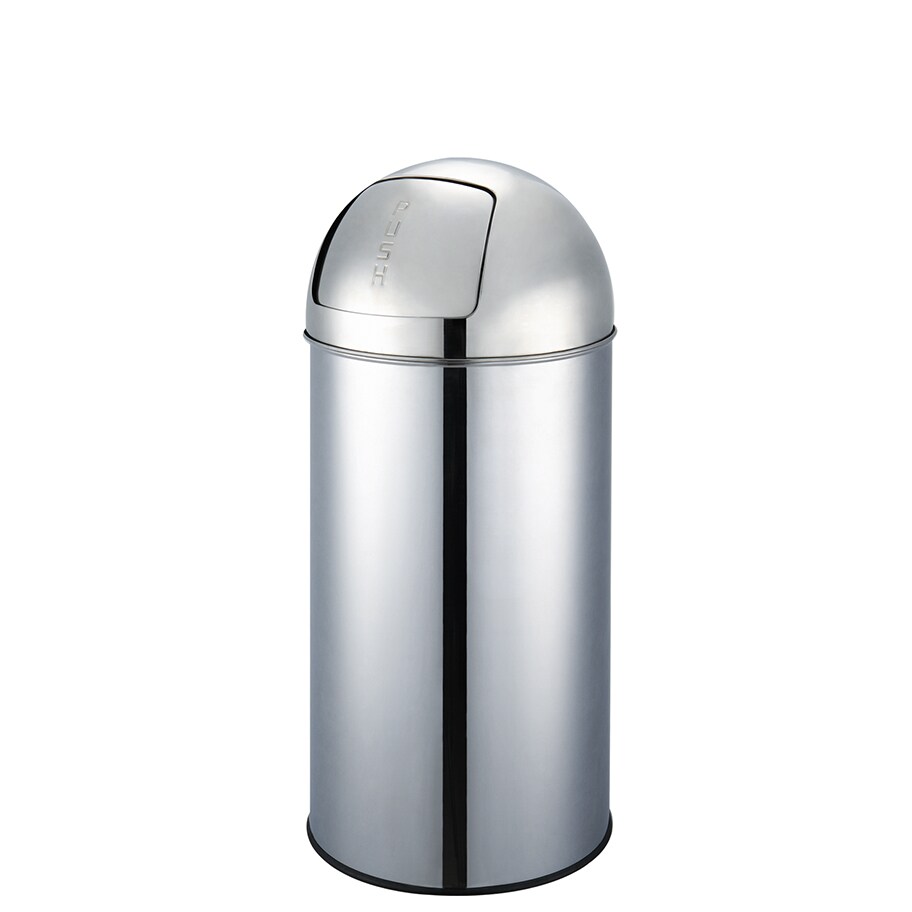 Mülleimer PUSH 35L Stahlblech hjh OFFICE