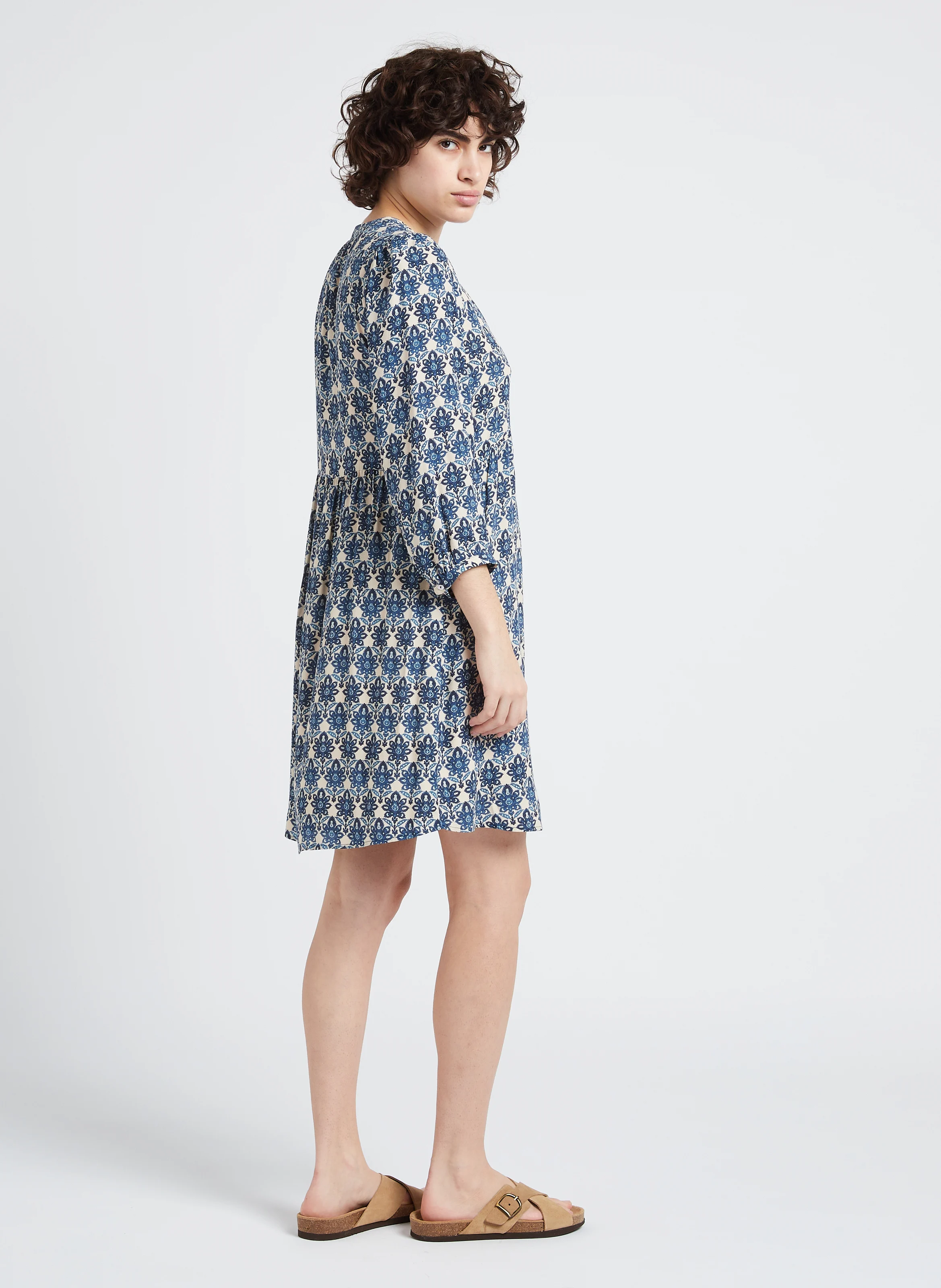 JAMES - Mules plates en cuir | Blanc