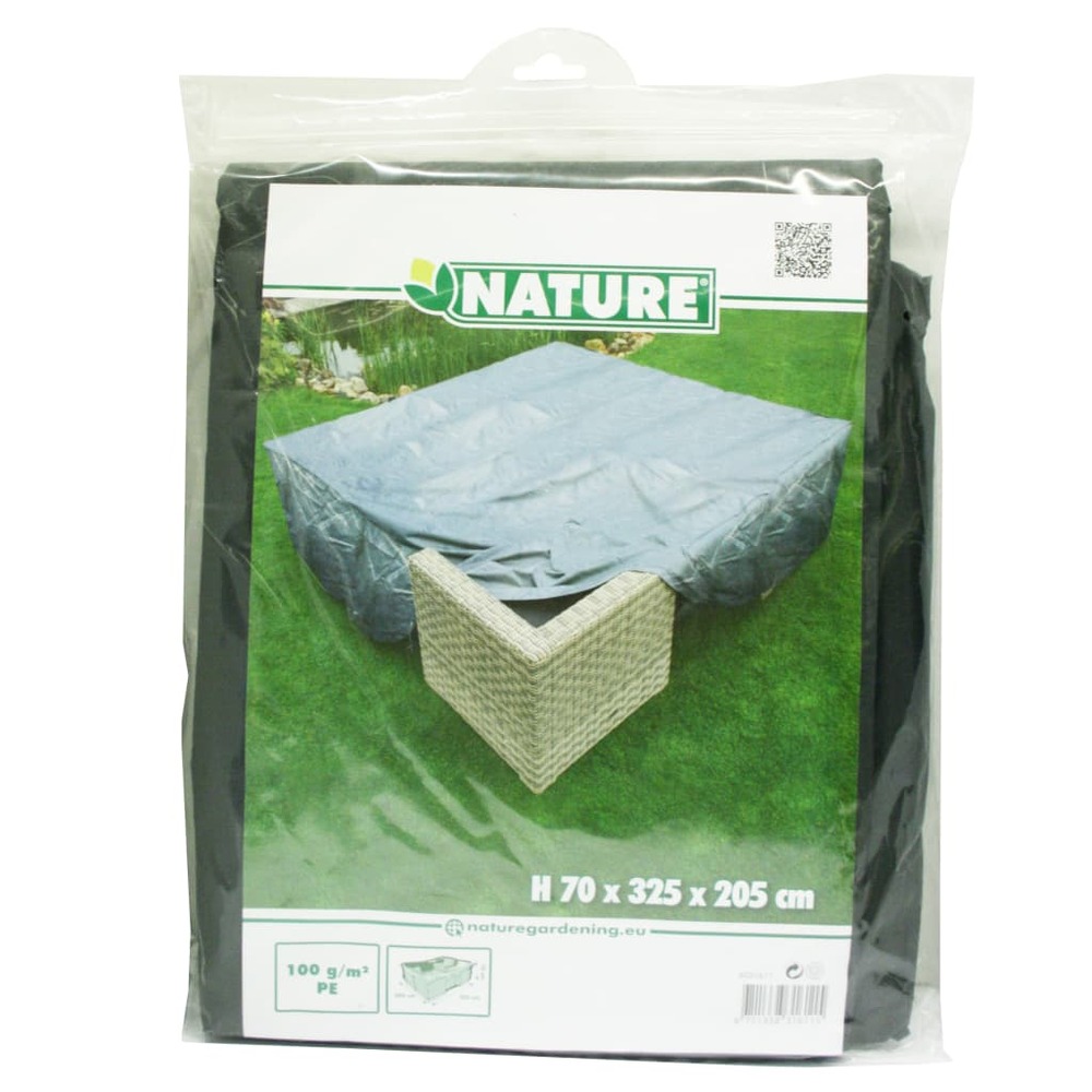 Housse de meubles de jardin pour table et chaises 325x205x70 cm