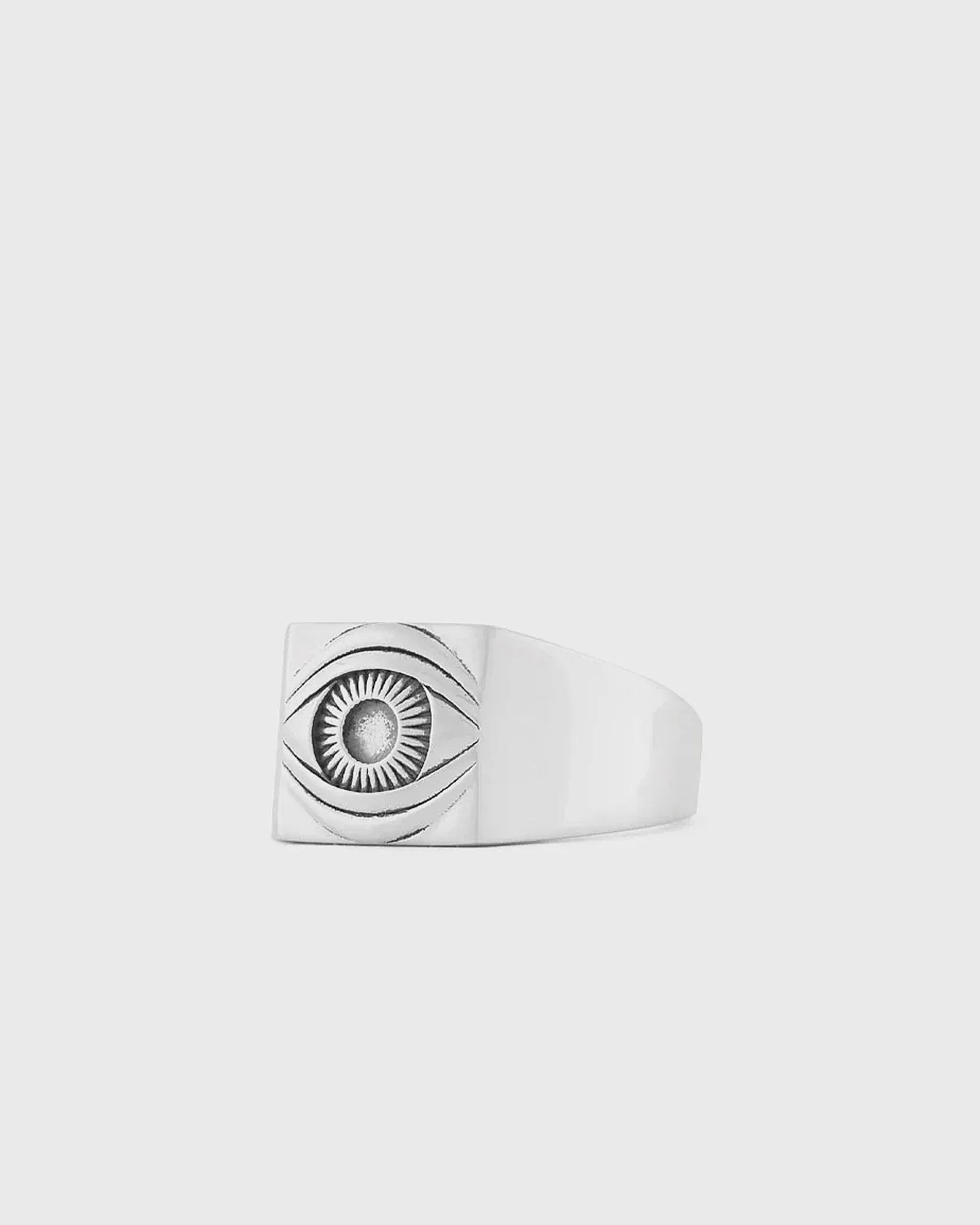 Serge DeNimes Silver Eye Ring