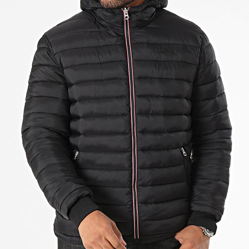 Doudoune Capuche Réversible Riverso Noir