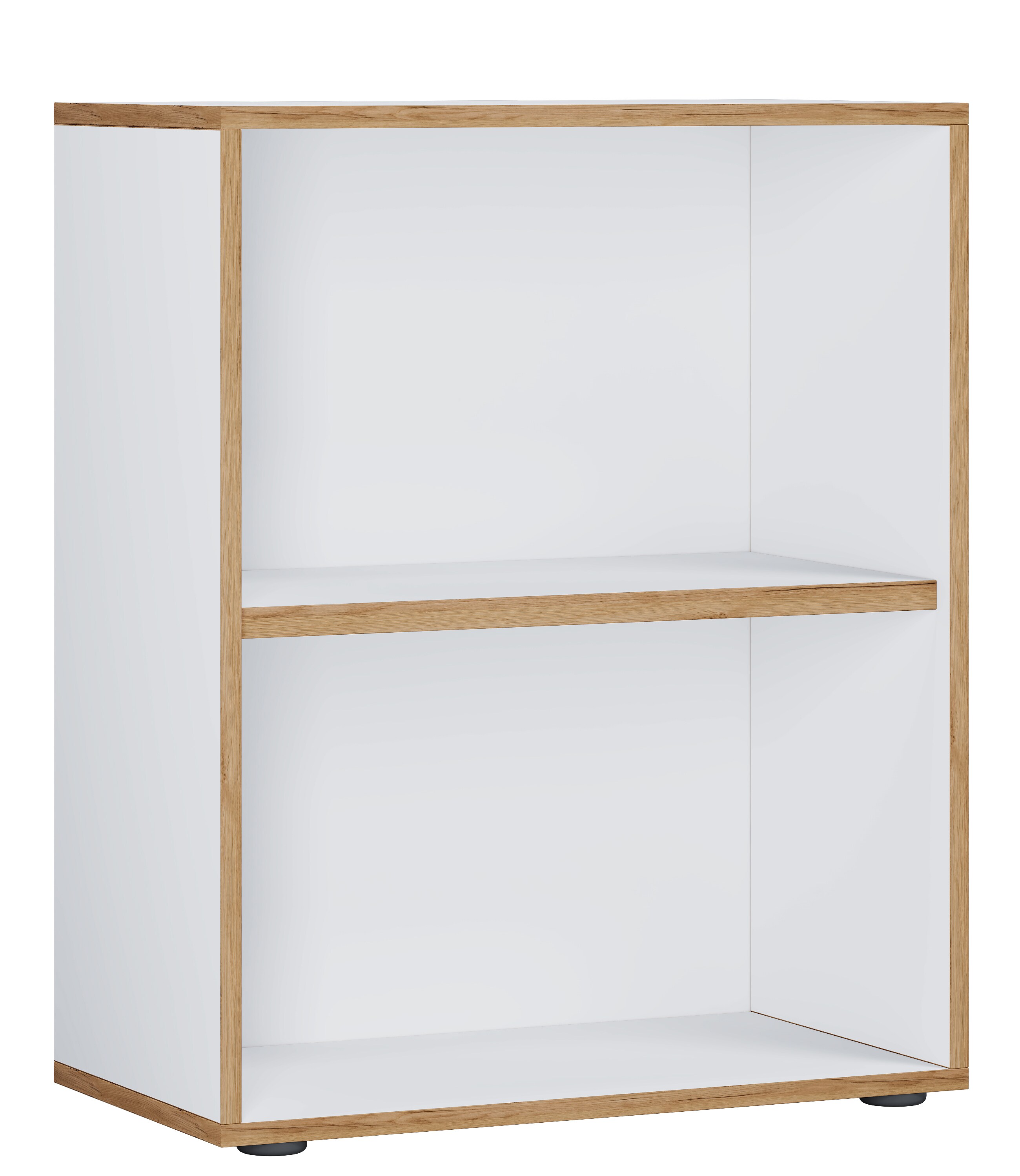 VCM Holz Büro Stand Regal Bücher Ordner Aktenregal Ordnerregal Bücherregal Salia 2fach B. 60 cm