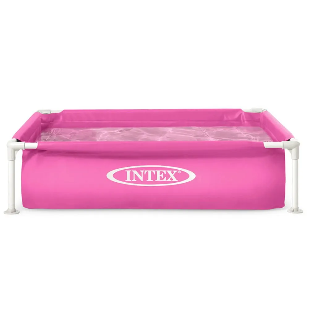 Intex Stahl Quadratischer Aufstellpool 122x122x30 cm