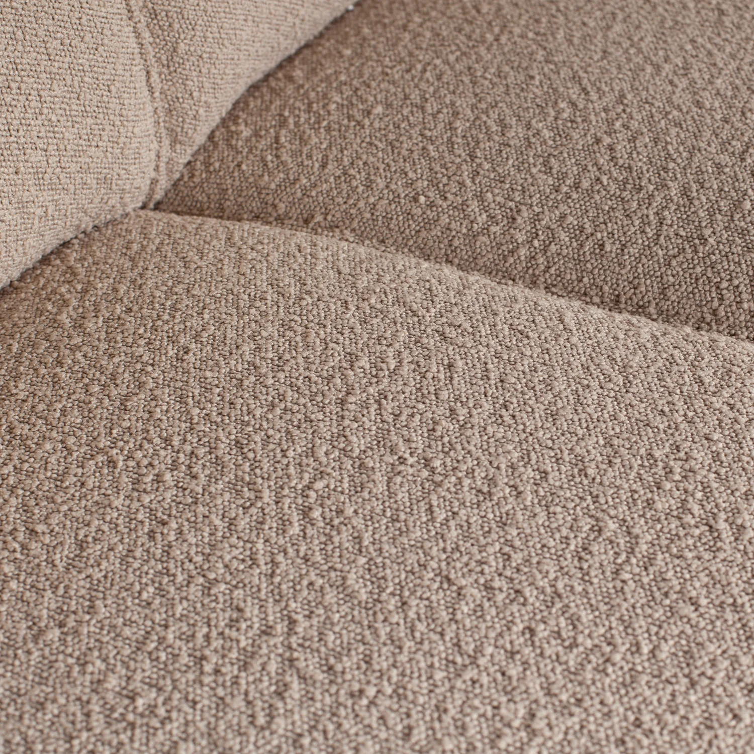 WOOOD Statement Hoekbank Links - Bouclé - Beige