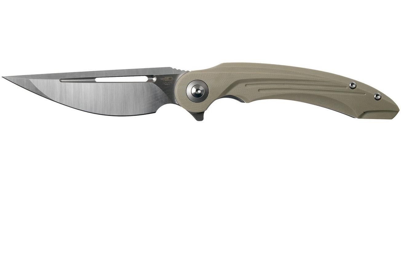 Bestech Irida BG25B Beige G10 zakmes, Kombou design