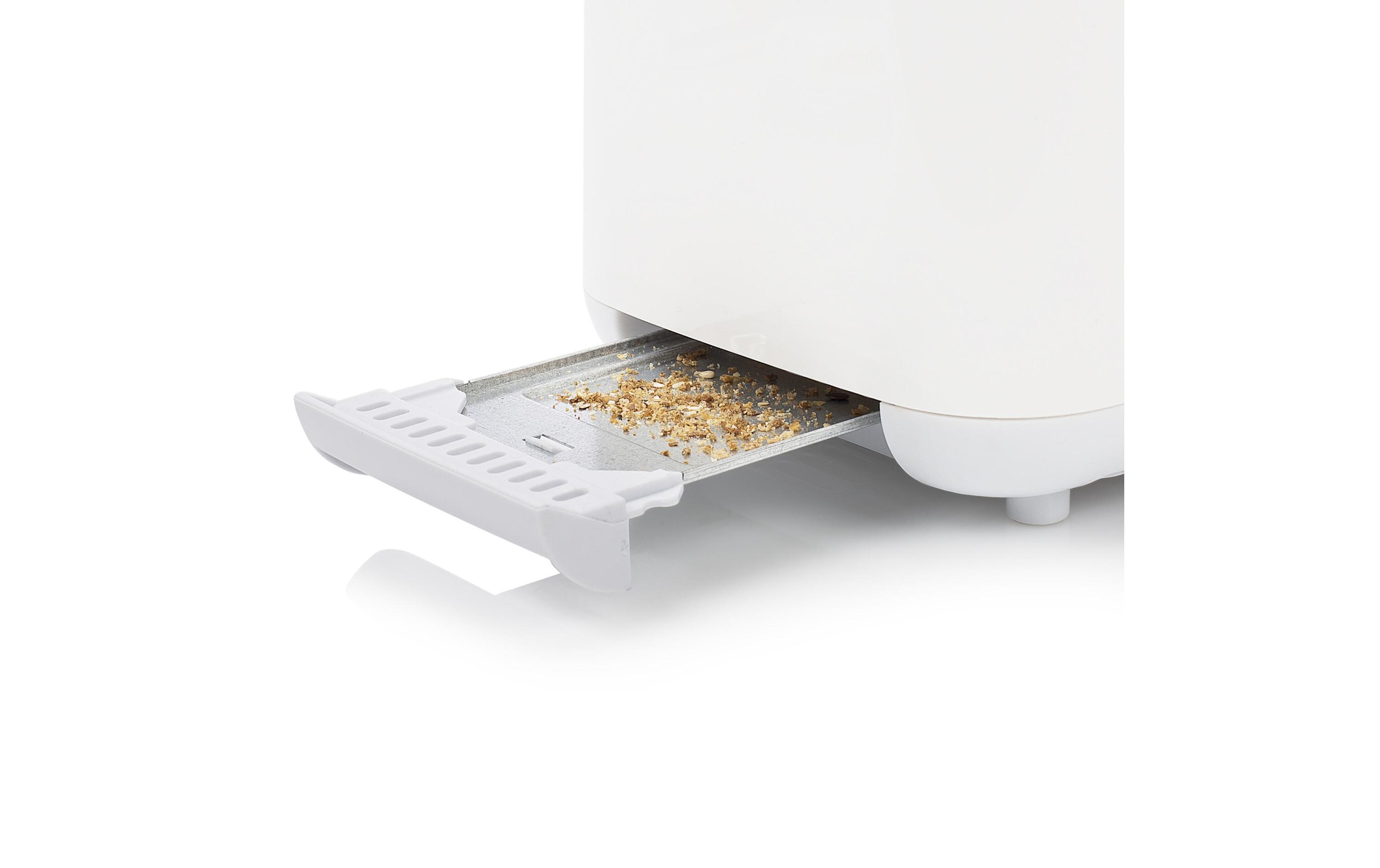 Toaster BR-1040 WeissKlassischer Toaster, Weiss