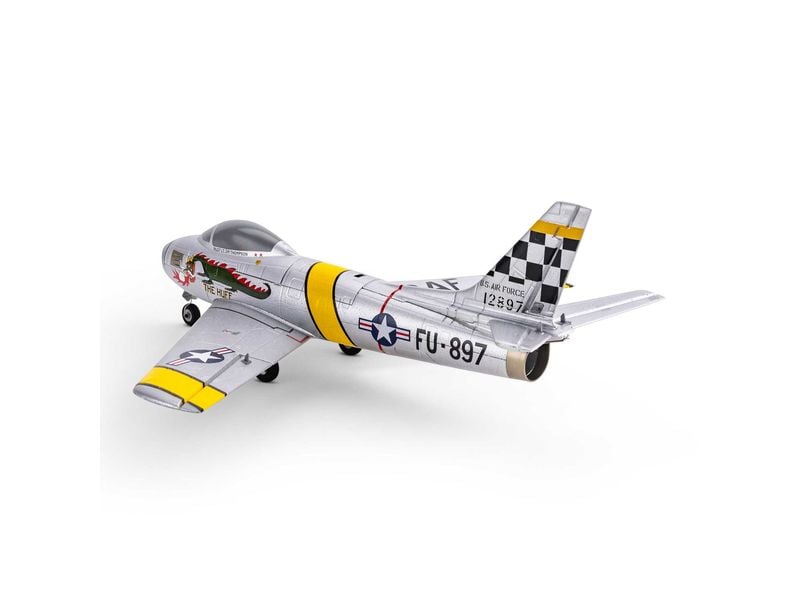 E-flite Impeller Jet UMX F-86 Sabre 30 mm EDF, 442 mm BNF B Kleines F-86 Flugmodell mit 442 mm Spannweite und 30 mm Impeller