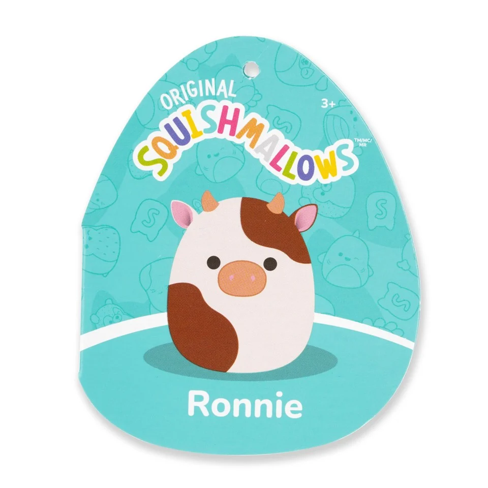 Squishmallows - 60 cm Bamse - Ronnie Cow