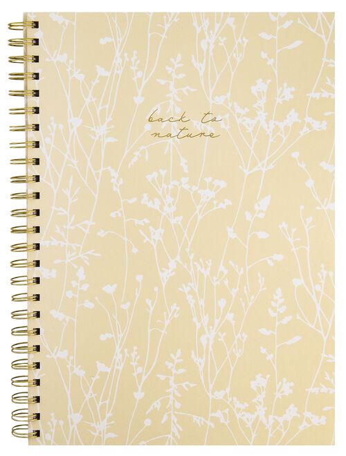 album vierge avec spirale 32.5x23 beige