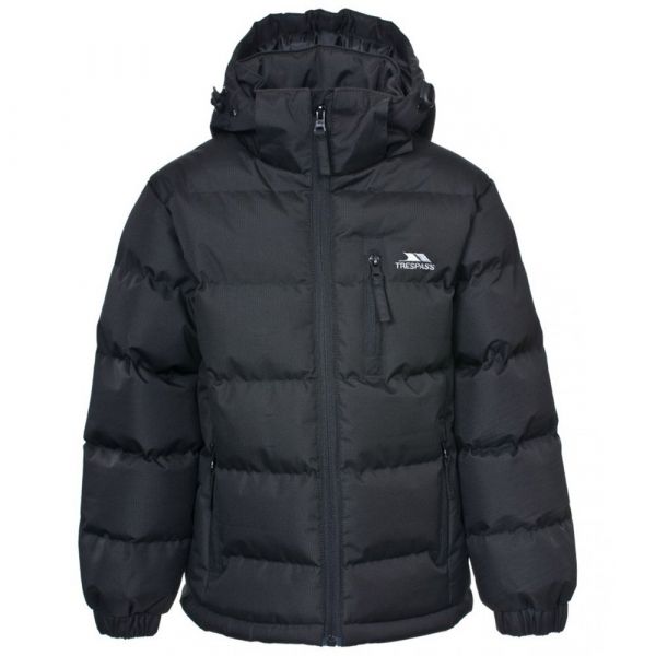 Trespass Tuff Jacket Preto 3-4 Anos Rapaz
