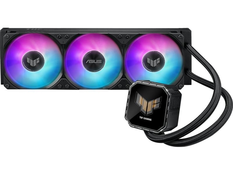 ASUS Wasserkühlung TUF GAMING LC III 360 ARGB LCD Moderne CPU-Kühlung mit RGB-Elementen und integrierter Statusanzeige