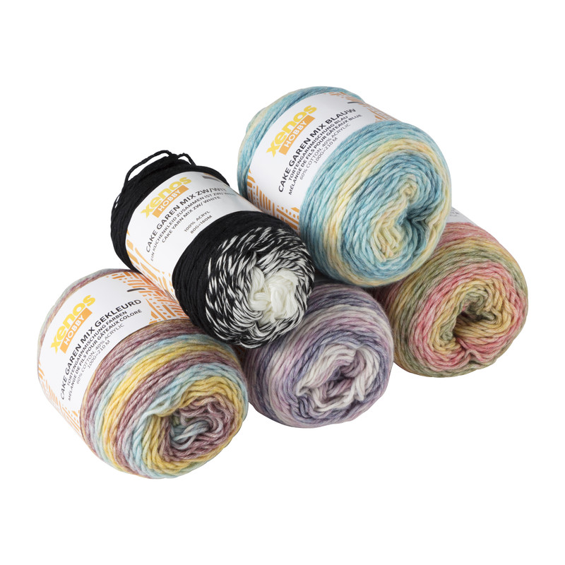 Cake garen mix - multikleur - 100 gram