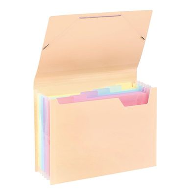 Viquel Rainbow Pastel - trieur à soufflet - pour A4 - à onglets - disponible en différents coloris