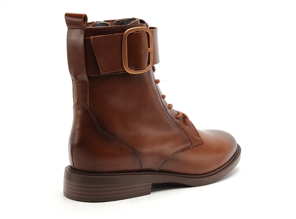 Fugitive boots bottine plates femme feria marron