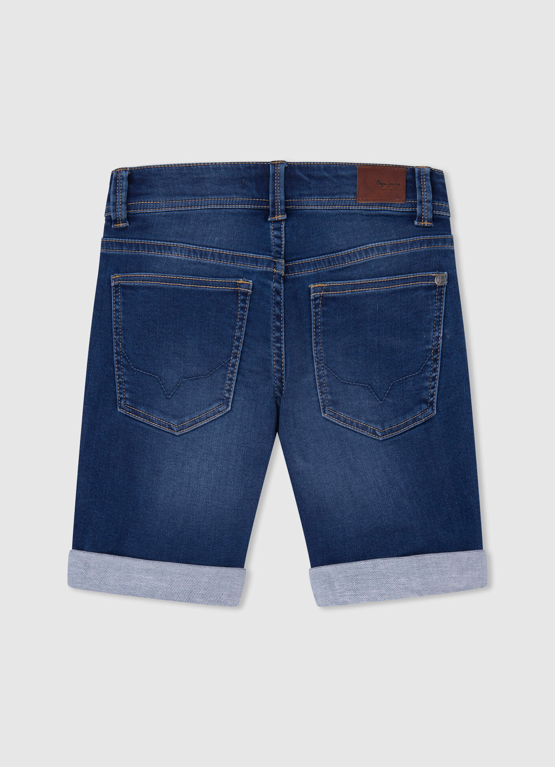 BERMUDA DENIM FIT SLIM - denim