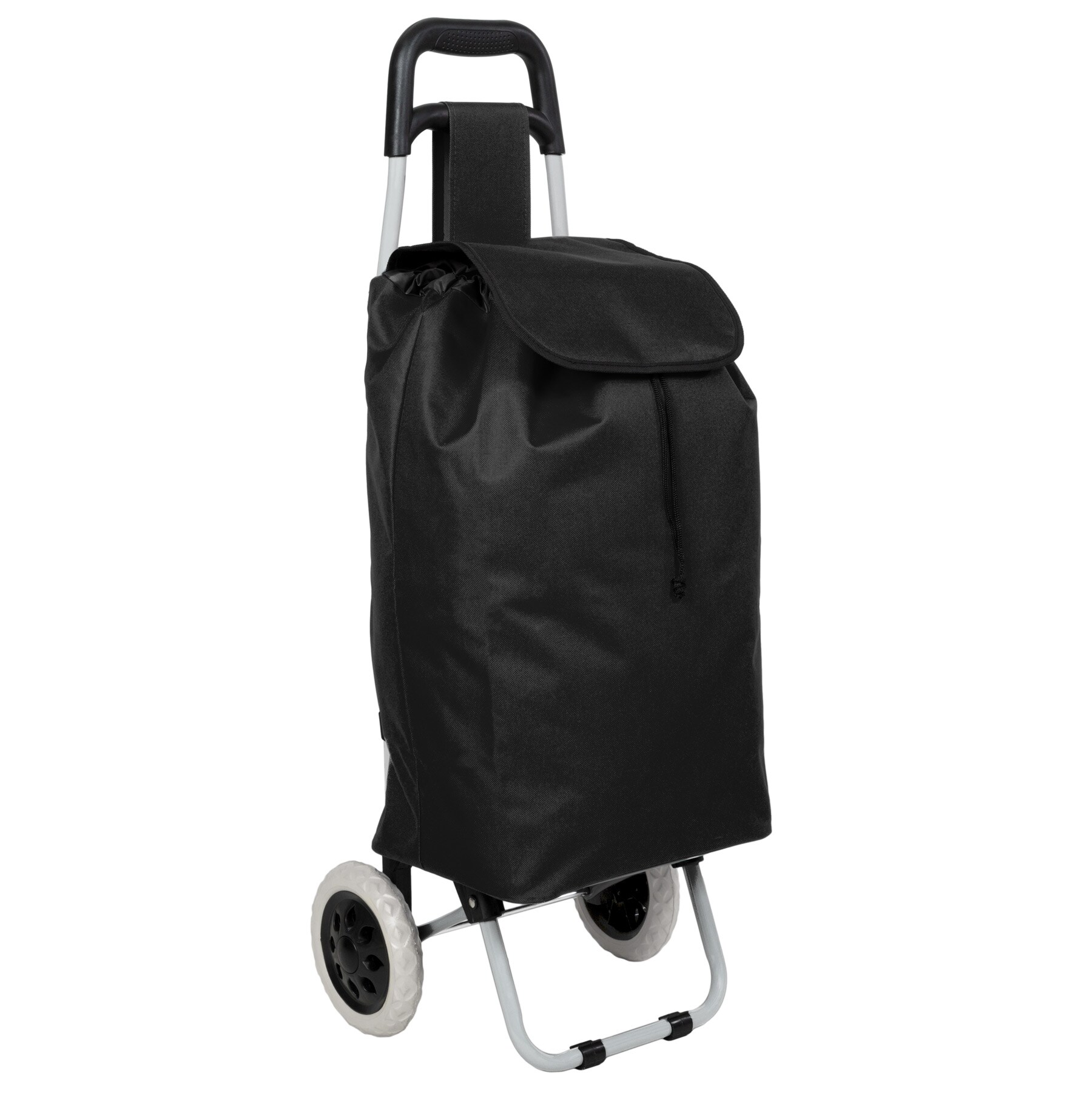 tectake® Einkaufstrolley, klappbar, mit Gummizug, 35 l