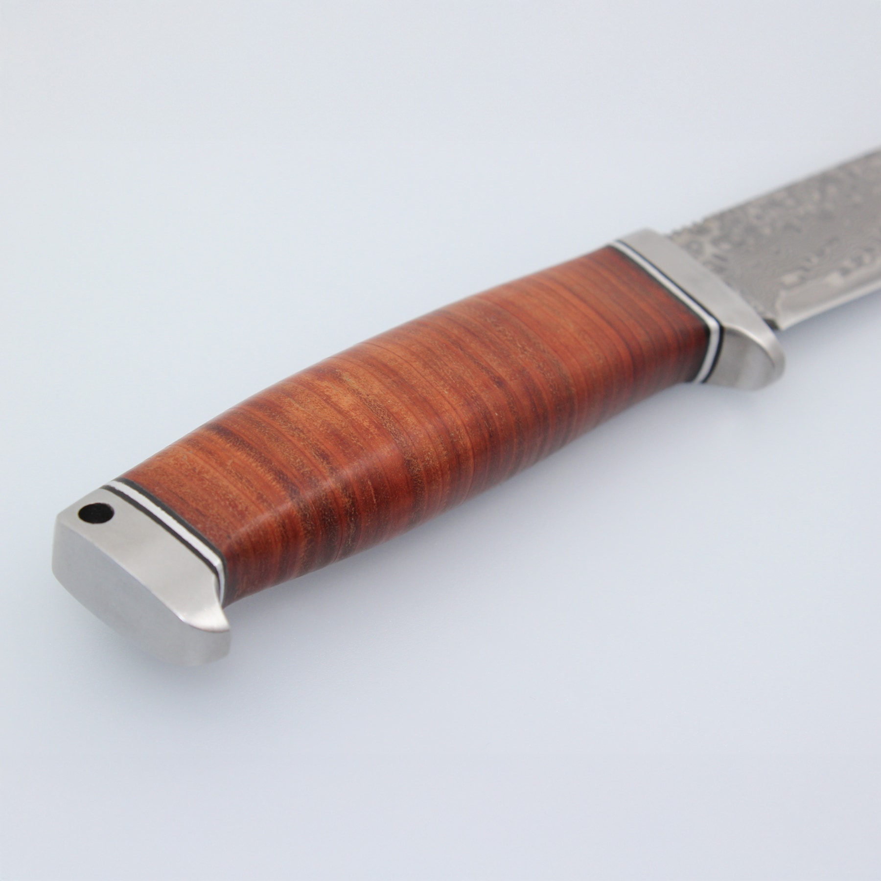 Falkeberg Bushmaster, Turkniv<br>Knivblad i Damaskus-stål